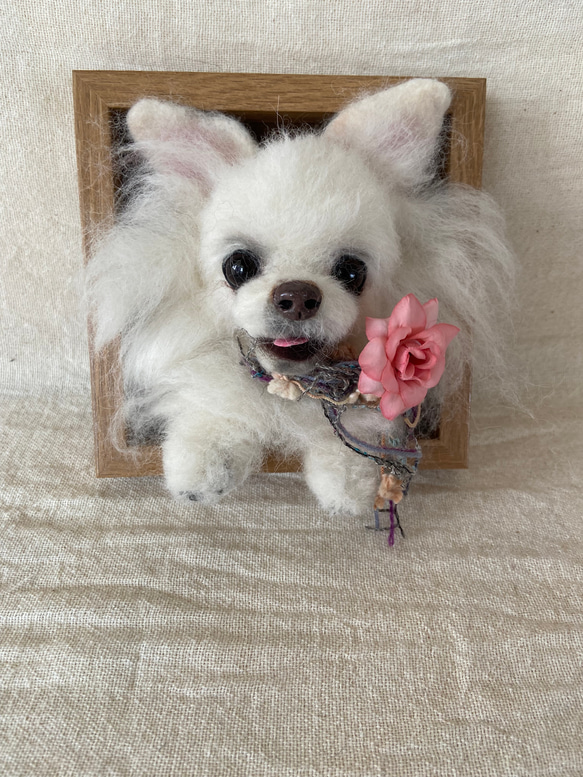 チワワ 愛犬 羊毛フェルト 羊毛 ちわわ プレゼント 羊毛フェルト