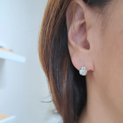 【 てんとう虫のピアス 】テントウムシ ピアス  縁起物 プレゼント 誕生日 お祝い 京都 6枚目の画像