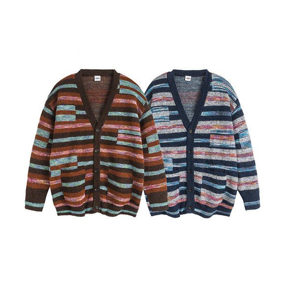 秋冬新作 ニットカーディガン メンズ 無地 男 おしゃれ 暖かい