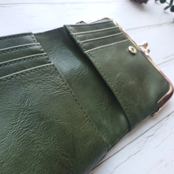 がま口財布 二つ折り財布 ミニ財布 コンパクト財布 折り財布 お財布 小銭入れ レディース 母の日 【S002】 7枚目の画像