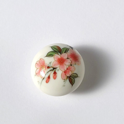 小さな可愛いボンボニエール。紅白梅 ボンボニエール 磁器 その他