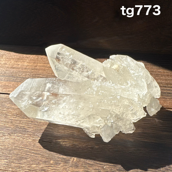 カンチェンジュンガ産 ヒマラヤ水晶 原石クラスター tg773