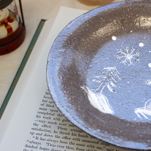 冬景色のお皿 小皿 アイビス工房 通販 18498915｜Creema(クリーマ)