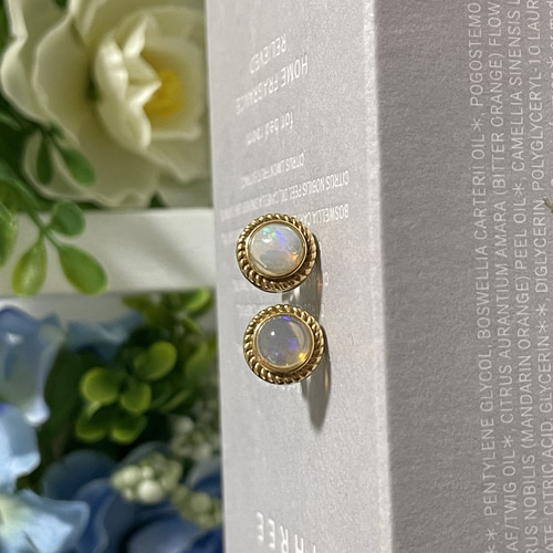 オパールピアス k18 新品 ピアス（その他） Aurora Jewelry 通販  