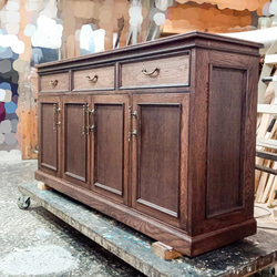 麦穂のカントリーミニキャビネット チェスト・キャビネット putto 通販