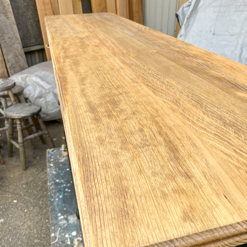 アンティークキャビネット ホワイトーク無垢材 ディスプレイ