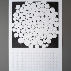 【Creema限定】カレンダー2025 シンプルでおしゃれでかわいいクールなデザイン A3サイズ ポスター 3枚目の画像