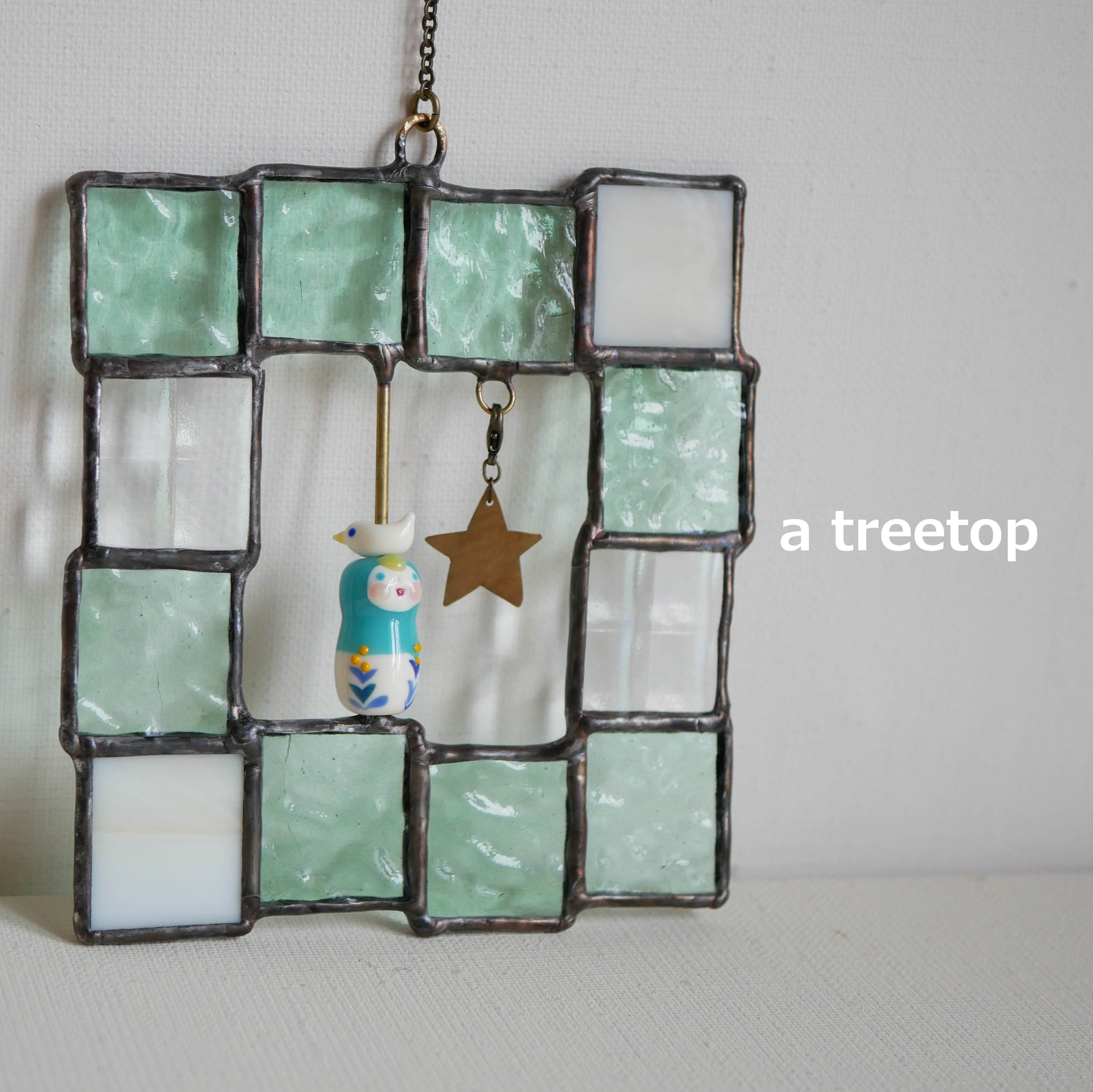 マトさんのとんぼ玉　&　ステンドグラスのオーナメント