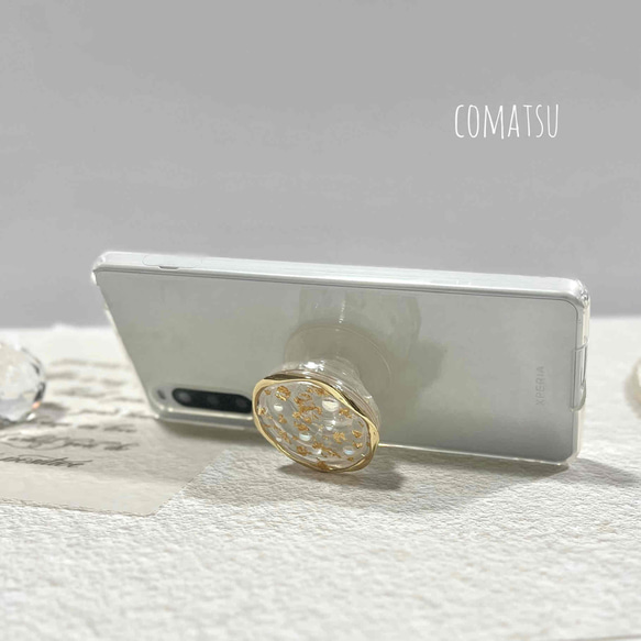 大人ニュアンス仕立て .゜スマホグリップ ソケット スマホスタンド スマホアイテム 9枚目の画像