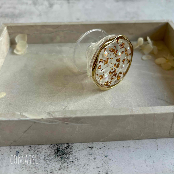 大人ニュアンス仕立て .゜スマホグリップ ソケット スマホスタンド スマホアイテム 3枚目の画像