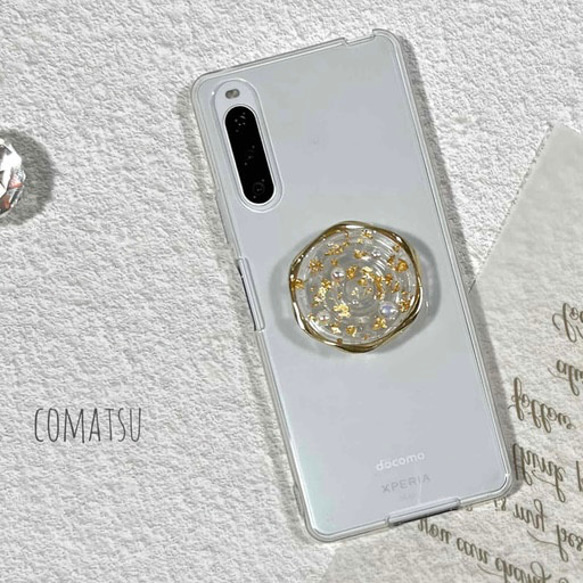 大人ニュアンス仕立て .゜スマホグリップ ソケット スマホスタンド スマホアイテム 8枚目の画像