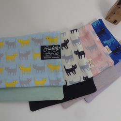 動物柄*やわらかガーゼハンカチ*5枚セット*ハンドメイド 動物柄*やわらかガーゼハンカチ*5枚セット*ハンドメイド