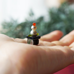 寶石鏡餅★珍珠、橄欖石、鮑魚、黑唇珍珠、紅玉髓 第4張的照片