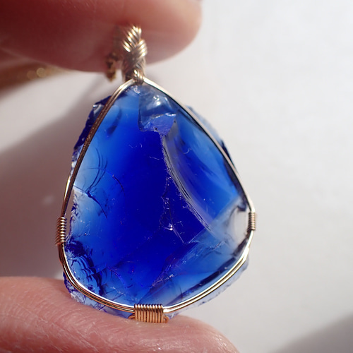 アンダラクリスタル S1176 丸玉 サファイア タンザナイトファイア