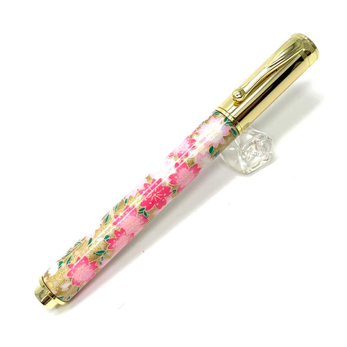 【新品・未開封】美濃和紙 万年筆 しだれ桜 赤 友禅柄 カートリッジ式 Amazon | 美濃和紙 万年筆 和風 友禅柄 インク 黒 カートリッジ式