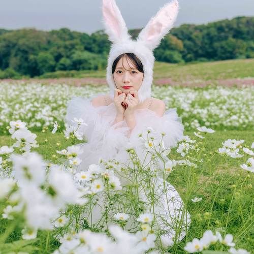 実例写真！ 人気上昇！ウェディングドレス ツーピース ビーズ クレープ  