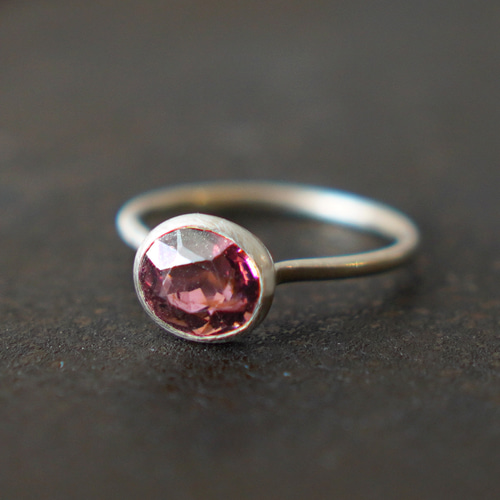 ☆【スーパーセール】ピンクトルマリン シルバーリング 11号 指輪