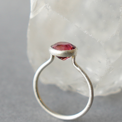 ☆【スーパーセール】ピンクトルマリン シルバーリング 11号 指輪