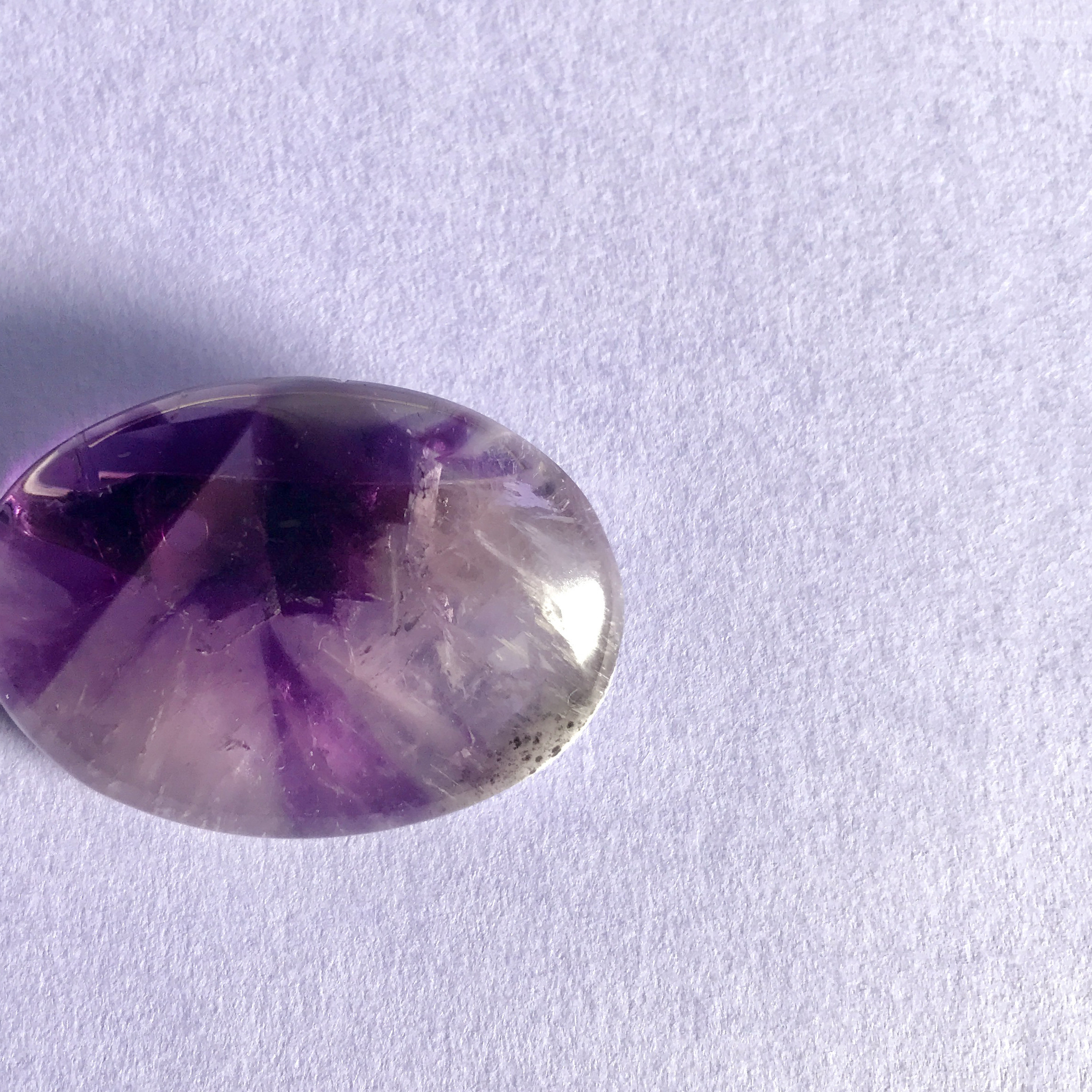 【一点物】トラピッチェアメジスト　ブローチ