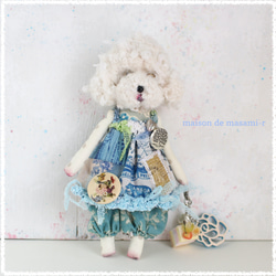 ラグドールのミニぬいぐるみ」 水彩画イラスト 原画 はがきサイズ 絵画