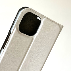 赤い リンゴ の イラスト 北欧 水彩 ベルトなし 帯なし ベルトレス 手帳型 iPhone スマホ ケース カバー 6枚目の画像