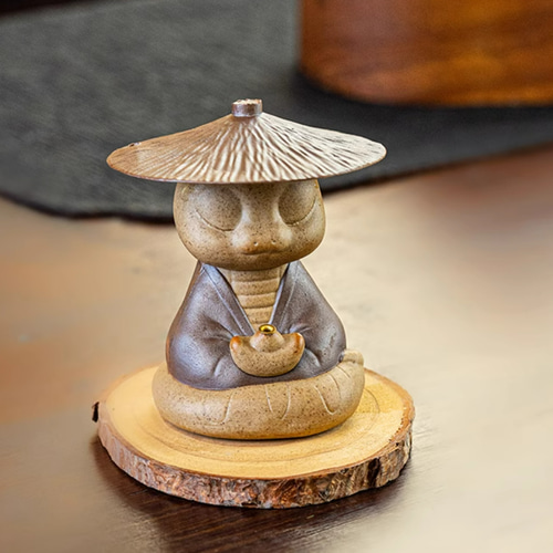 縁起物 守護の蛇♡霊蛇香炉♡仏壇用皿 蛇香炉 線香皿 香立 お線香立 蛇