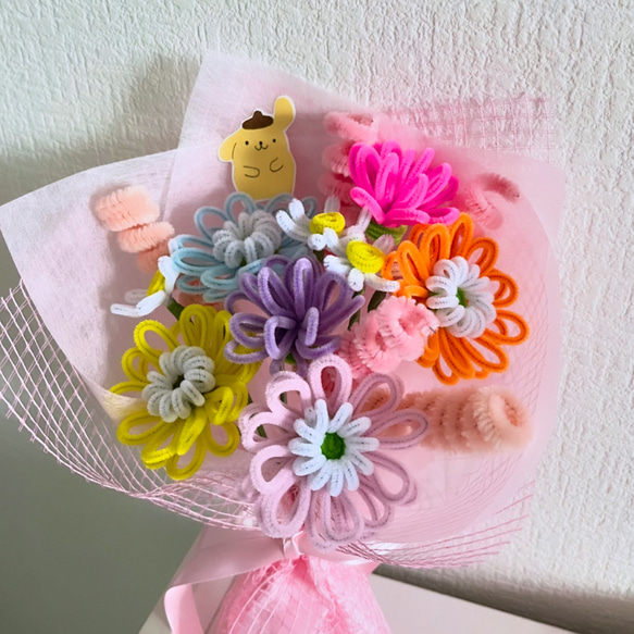 花束　モールフラワー　ハンドメイド モールフラワー 花束 ハンドメイド プレゼント インテリア