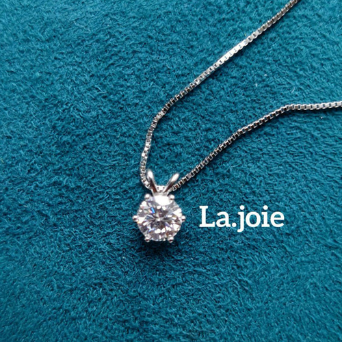 最高品質 モアサナイト 人工ダイヤモンド 6爪 【3ct 】ネックレス