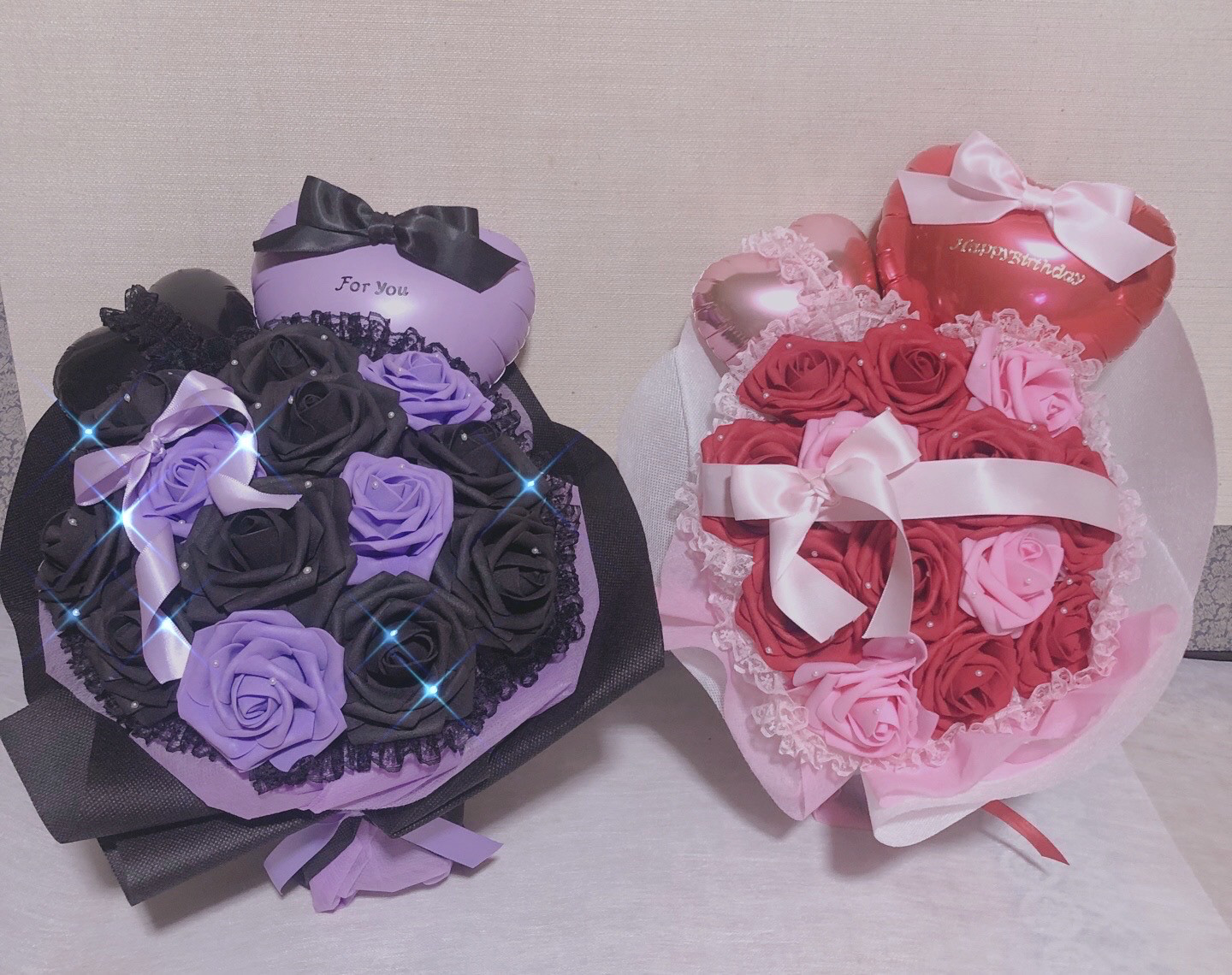 あバルーンブーケ　生誕祭　コンカフェ　成人式　推し活　ブーケ　花束　薔薇 あバルーンブーケ 生誕祭 コンカフェ 成人式 推し活 ブーケ 花束