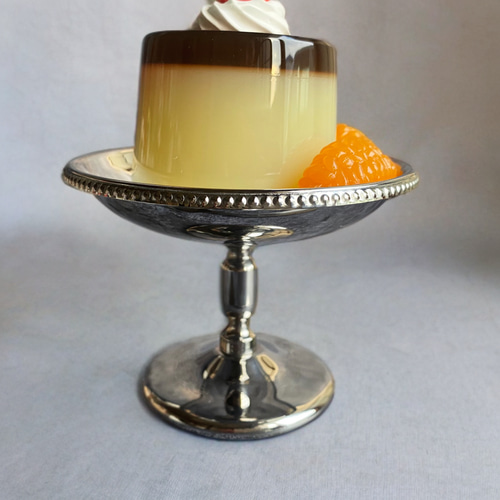 食品サンプル 昭和レトロ 純喫茶のプリン オブジェ リアルサイズ