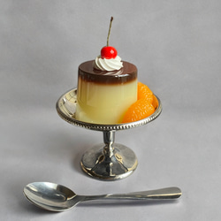 食品サンプル 昭和レトロ 純喫茶のプリン オブジェ リアルサイズ