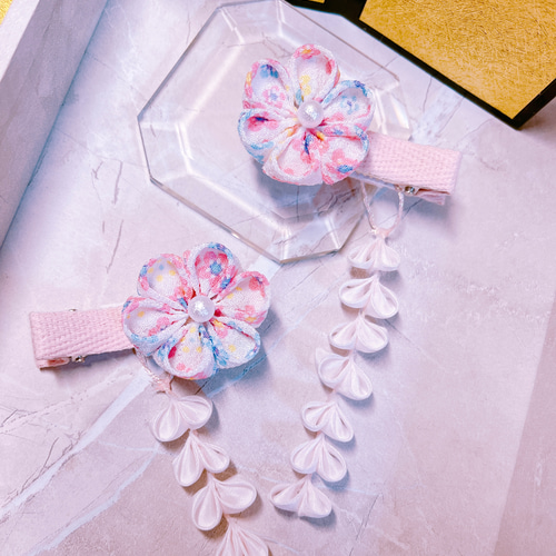 送料無料】【即日発送】 つまみ細工 七五三 雛祭り 節句 お食い初め