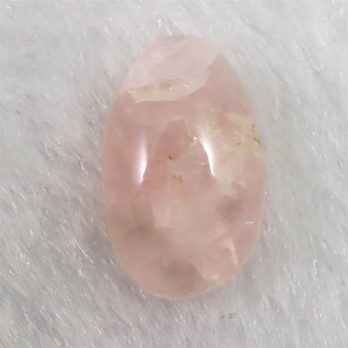 福島県産 ローズクォーツ 紅水晶 14.5mm ルース 0.89g #63284 天然石