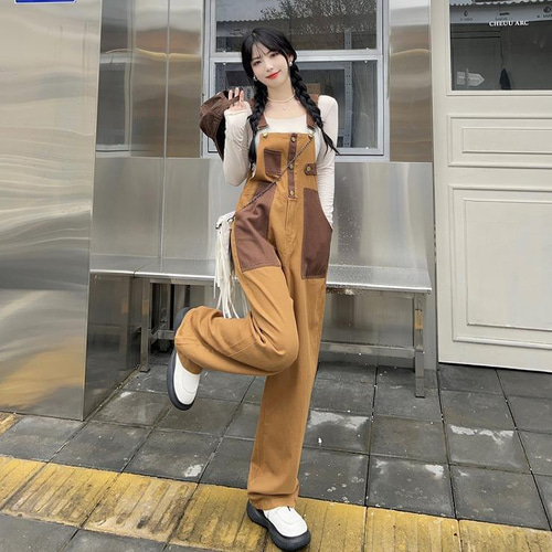 大きいサイズ有】 レディース サロペット オーバーオール 春夏 秋 新品