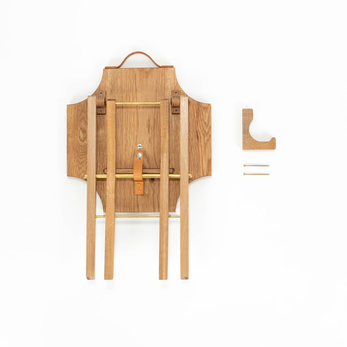 FOLD STOOL 無垢 オーク スツール 折りたたみ 椅子（チェアー