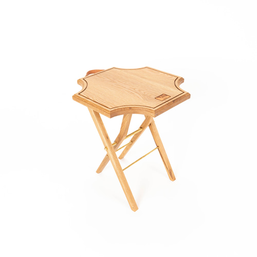 FOLD STOOL 無垢 オーク スツール 折りたたみ 椅子（チェアー