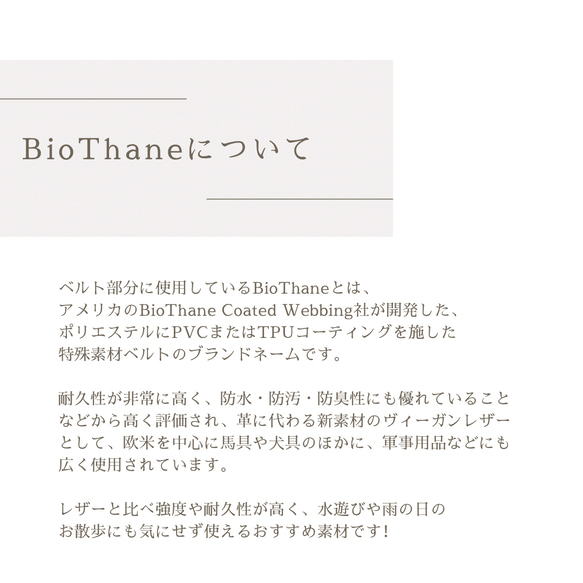 【d305】色選べるパラコード×BioThane マーチンゲール首輪 幅広 9枚目の画像