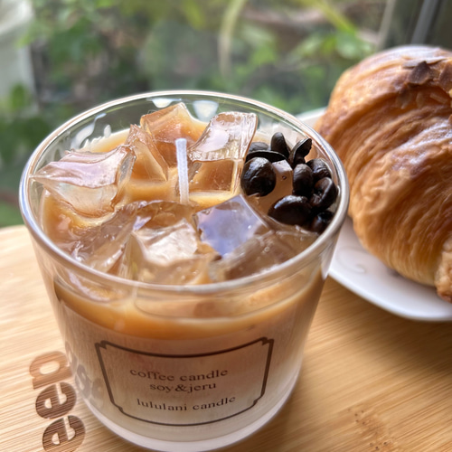 アイスカフェラテアロマキャンドル その他素材 lululani 通販 18502747