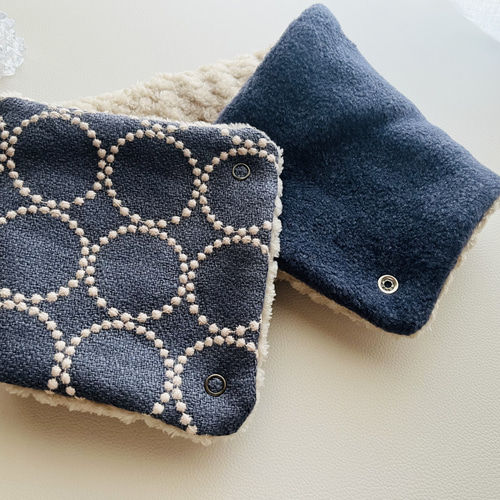 ミナペルホネン　マフラー　ネイビー　新品 ミナペルホネン symphony マフラー - ミナペルホネン正規取扱店