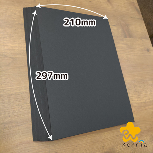 黒画用紙50枚セット（NTラシャ 黒 210kg） その他素材 Kerria