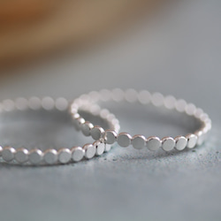 冬のおしゃれに♡K18 極細 2連 リング♡つけっぱなし 華奢 可愛い 普段