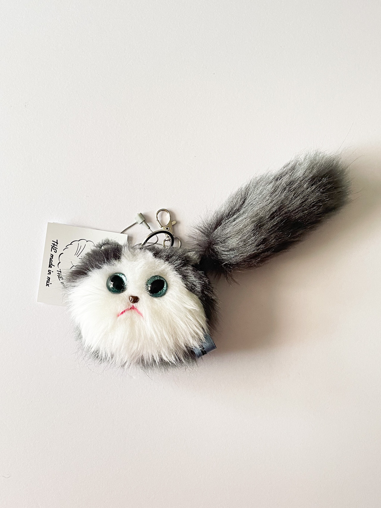 テディベア　猫 ぬいぐるみ mori 作家 ハンドメンド