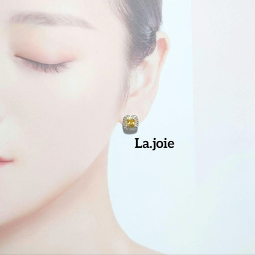 人工ダイヤ jaune SONA イエローダイヤモンド ピアス その他