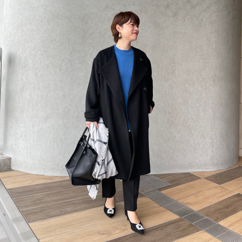 【おまとめ割引歓迎様】OUR・頼れるノーカラーコート 黒 1G0705-p41-chestercoat-02_720x