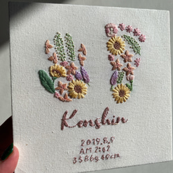 [専用　なお様]ハンドメイド　フェルト　刺繍　オーダーメイド 専用 Happy様]ハンドメイド刺繍フェルト - メルカリ