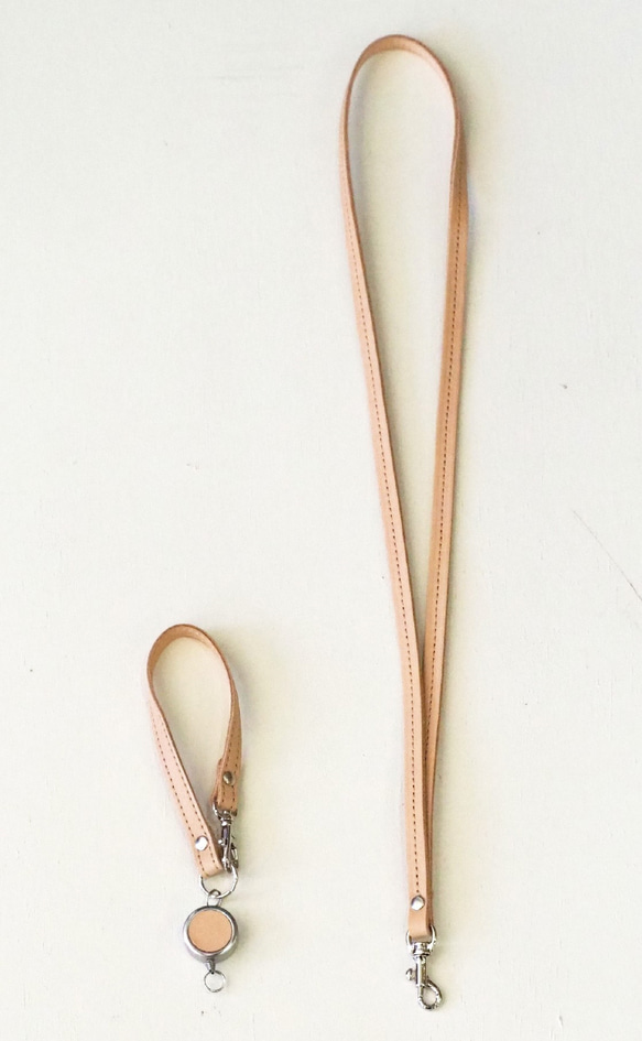 IDホルダー ねこ柄 本革　02215 5枚目の画像