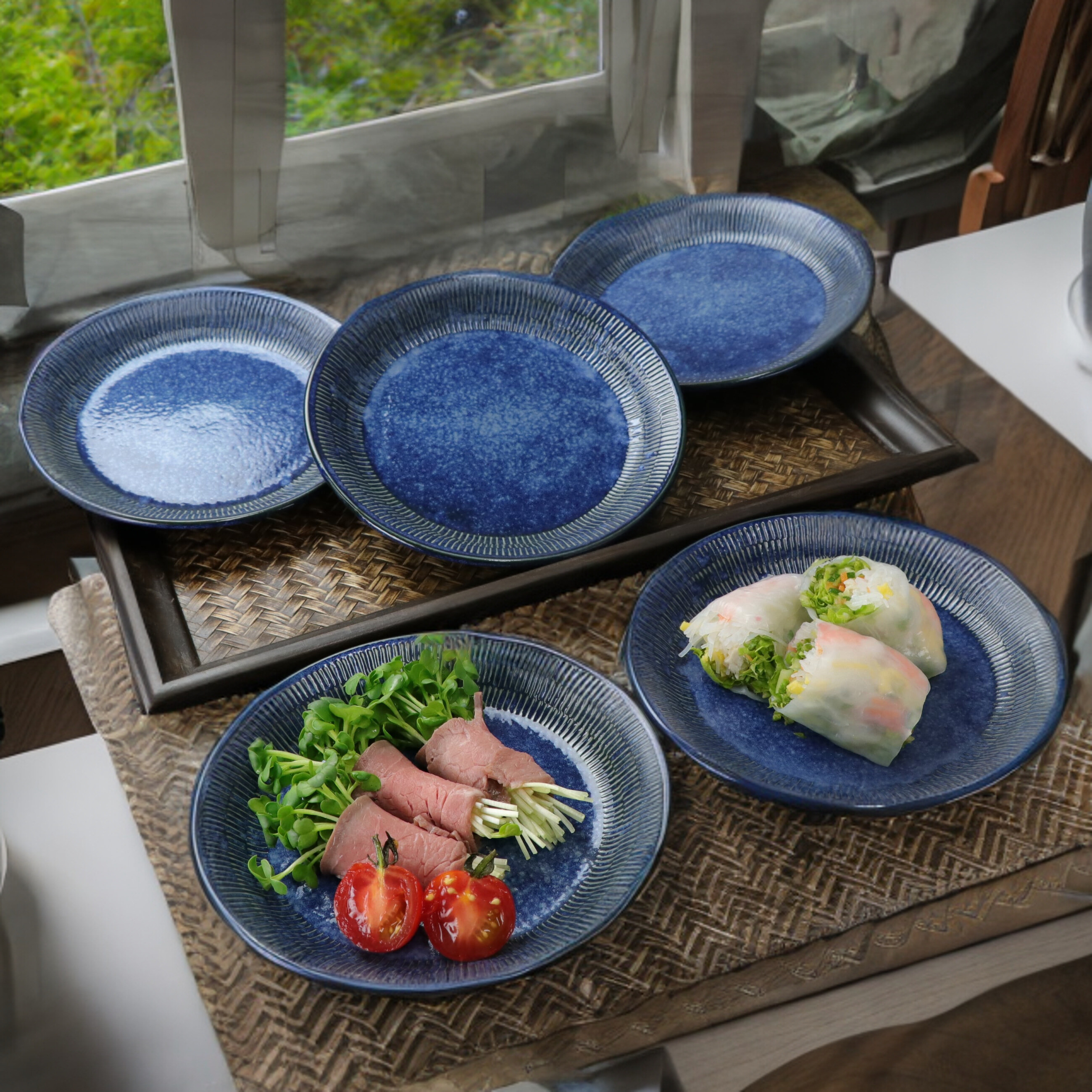 軽量瑠璃トチリ 取り皿 5枚組【美濃焼】 小皿 hama kitchen 通販