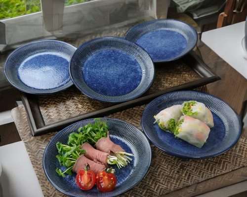 軽量瑠璃トチリ 取り皿 5枚組【美濃焼】 小皿 hama kitchen 通販