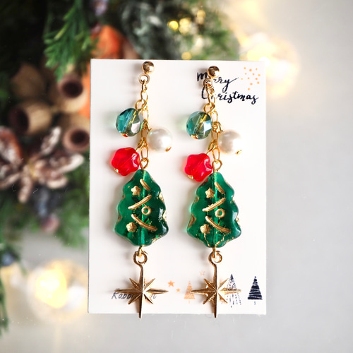クリスマスピアス ミニスター クリスマス特別版 カラフルな