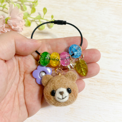 ♡色を楽しむ♡羊毛フェルトのカラフルじゃらじゃらワイヤー